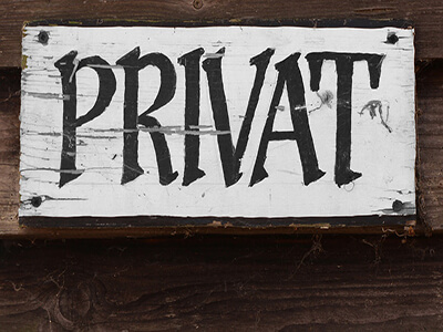 Bild: Privatsphäre